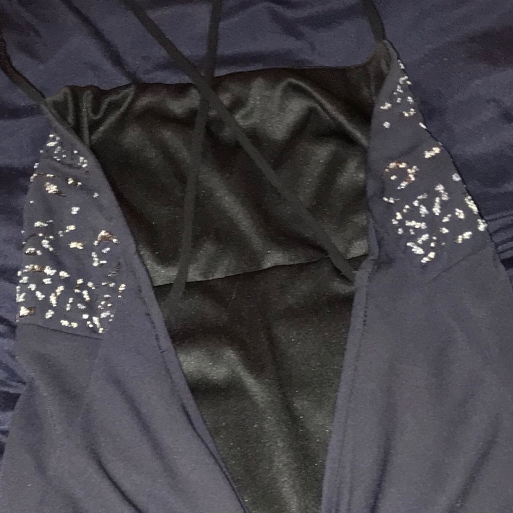 Strapped evening gown